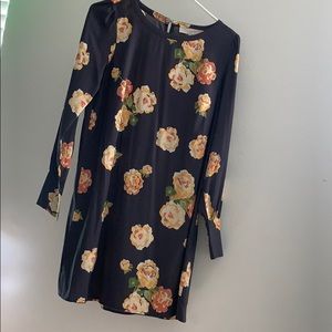Long sleeve floral LOFT dress